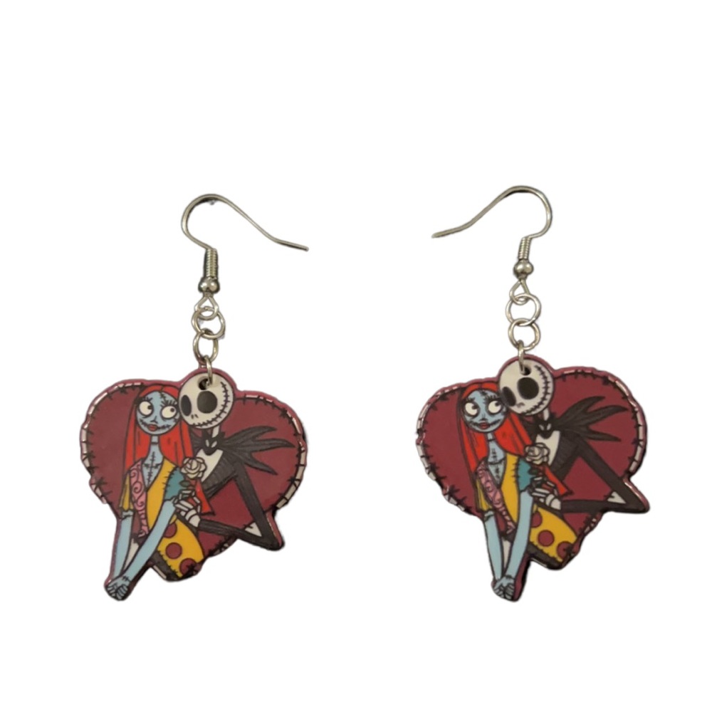 🟢Handmade Sally & Jack Earrings